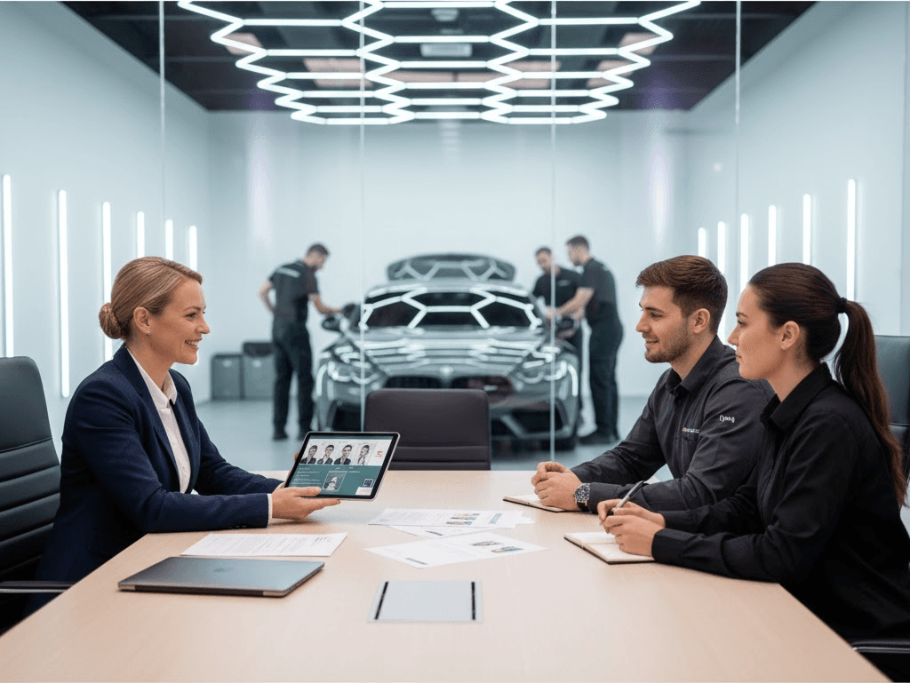 Vermittlung erfahrener Fahrzeugaufbereiter